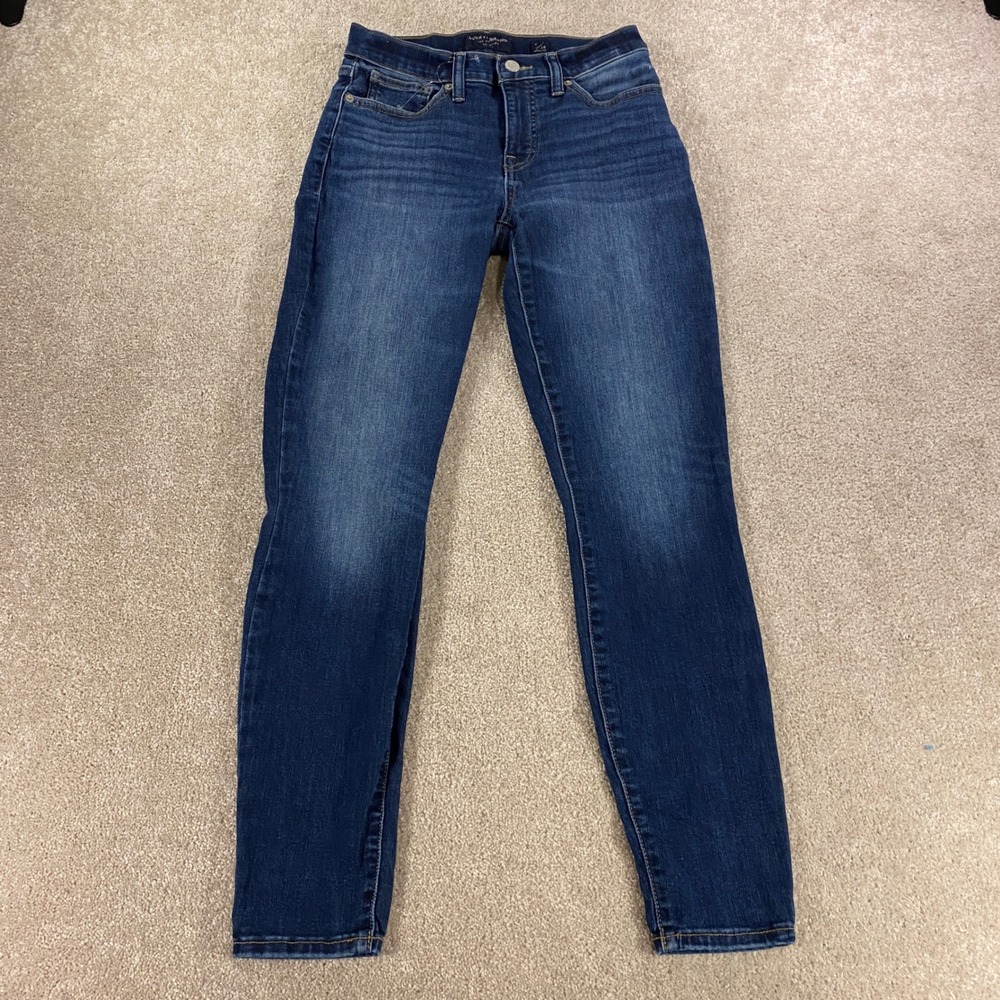 Lucky Brand Ava Super Skinny Jeans Womens 6/28 Blue Stretch Dark‎ Wash